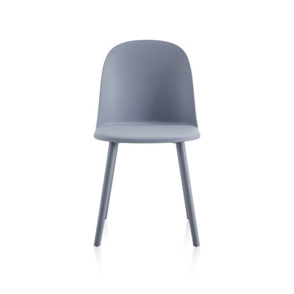 Pack 4 Sillas De Comedor Sabra Polipropileno, Gris, 48 X 80,5 X 45_4