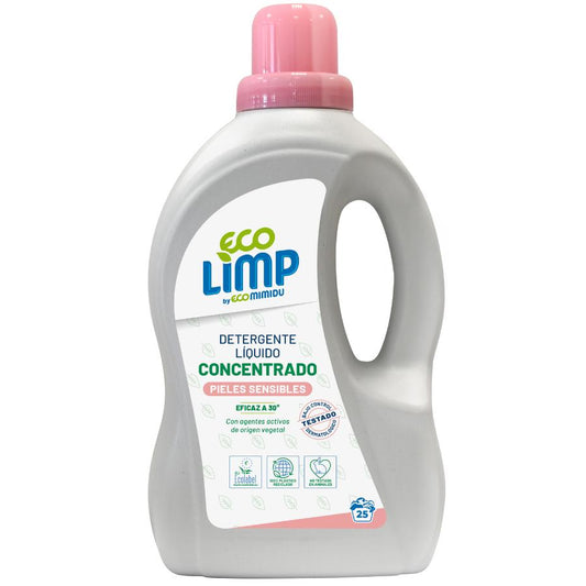 Detergente líquido para pele sensível Mimidu ECO 25 doses 