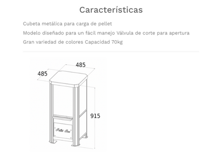 Fabricalor Box Pellet 70 Gris_1