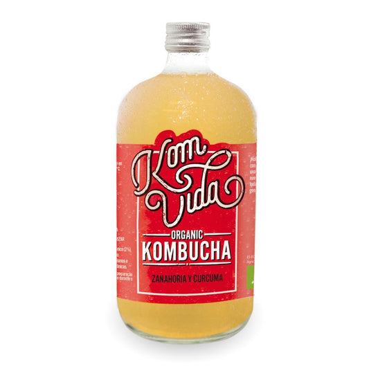 Kombucha de Cenoura e Cúrcuma Komvida 750 ml
