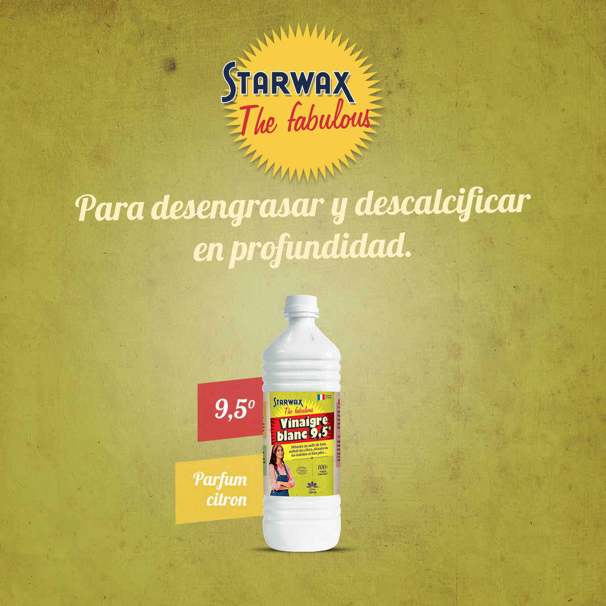 Vin 9,5º ecocert Starwax The Fabulous 1l c12
