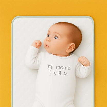 Alfombrilla De Cambiar Nomada En Algodón Bio Verde_3