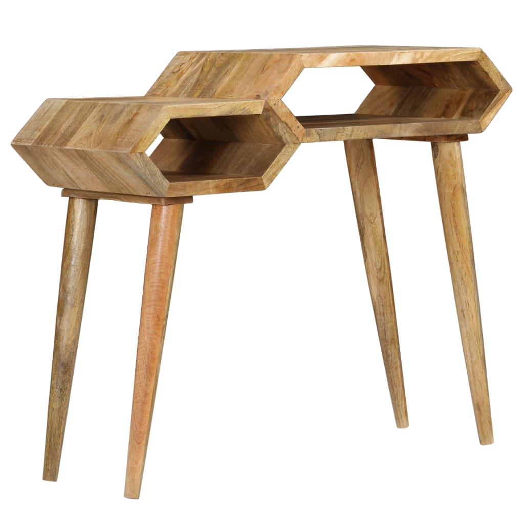 Mesa Consola De Madera Maciza De Mango 90x35x76 Cm_1