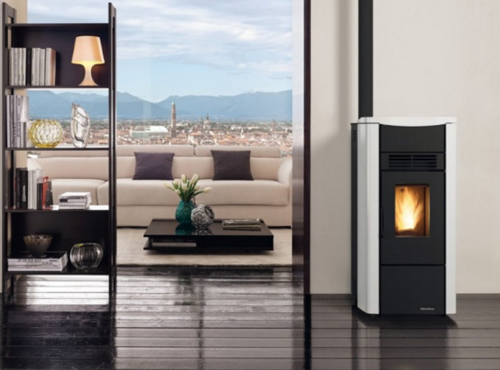Extraflame Estufa De Pellet Ventilada Giusy Evo 2.0 1280509 Acabado Blanco_0