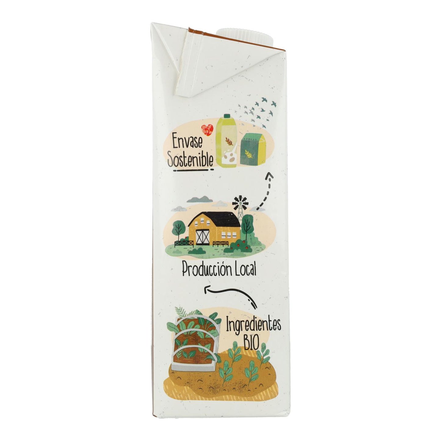 Embalagem de 6 x Bebida de Aveia Natural Biológica Soria com Cacau 1 L