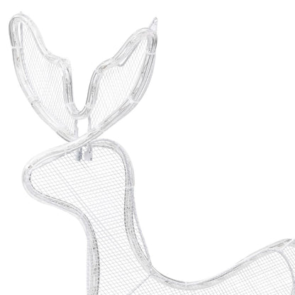 Vidaxl Reno Y Trineo De Navidad Con Malla 432 Led_4