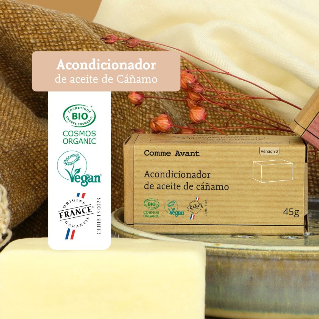 Acondicionador Sólido Con Aceite De Cáñamo - Neutral Sin Perfume_2