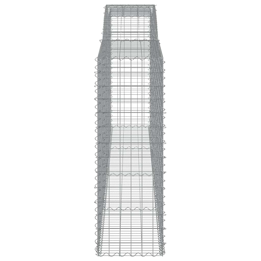 Cestas Gaviones 5 Uds Forma De Arco Hierro 400x50x140/160 Cm_4