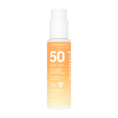 Spray solar adultos bio FPS50 Alphanova 100 ml