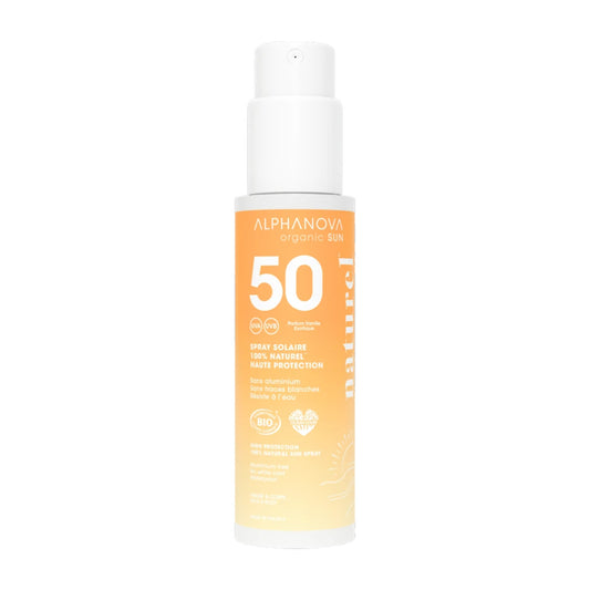 Spray solar adultos bio spf50 Alphanova 100g