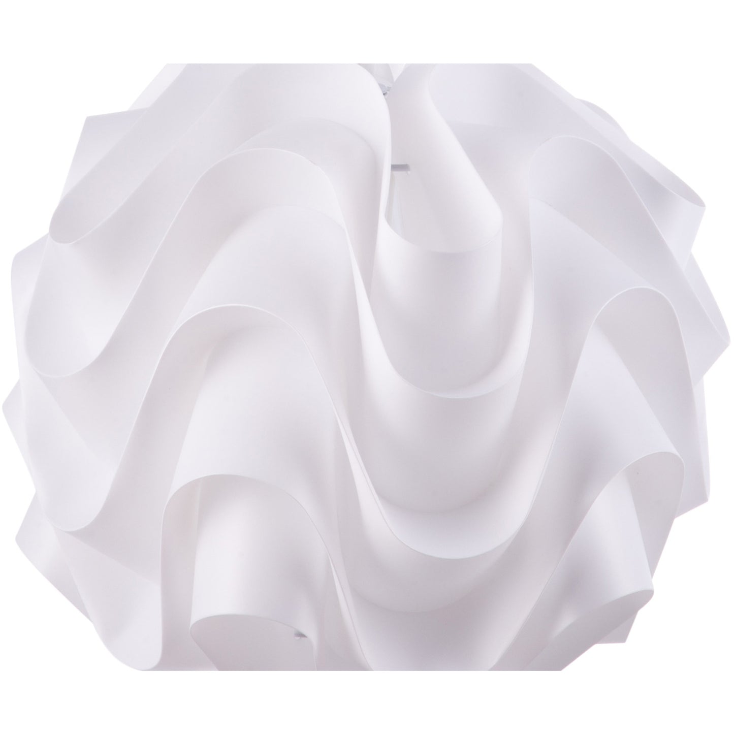 Lampara De Techo Modelo Happy, Pantalla Ligera Pvc, Ø33cm, Casquillo E27, Blanca_1