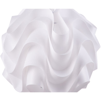Lampara De Techo Modelo Happy, Pantalla Ligera Pvc, Ø33cm, Casquillo E27, Blanca_1