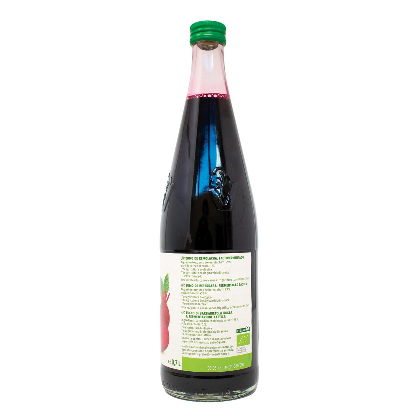 Sumo de beterraba lactofermentado Voelkel 700ml