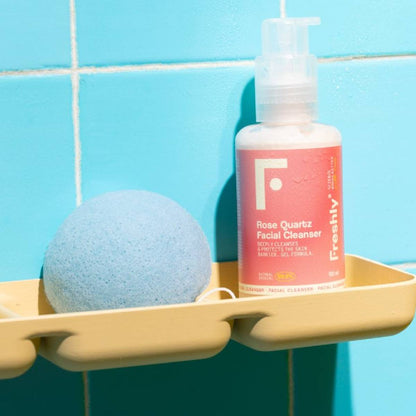 Embalagem de 2x Limpador Facial Freshly de Quartzo Rosa 100ml