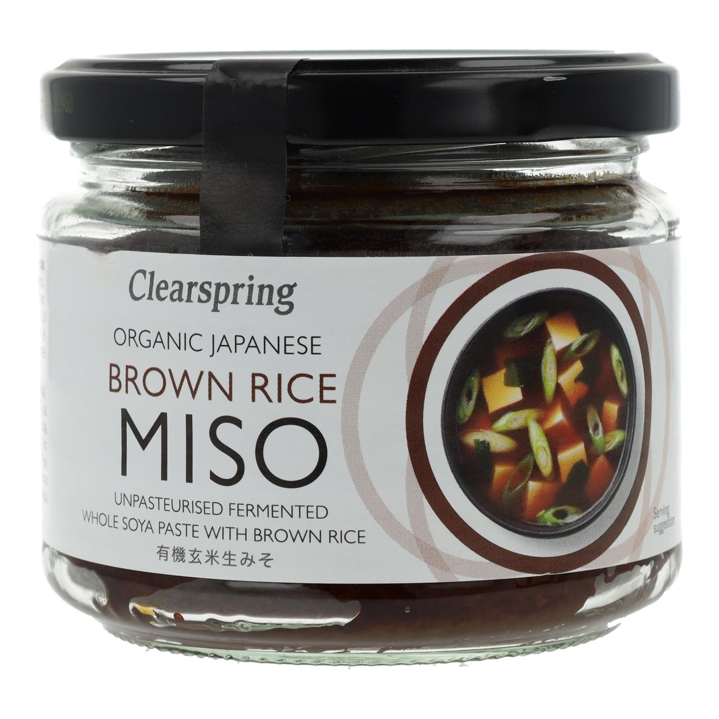 Miso Genmai não pasteurizado Clearspring, 300 g