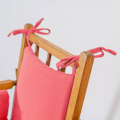 Cojín Para Trona De Algodón Orgánico Fresa_4