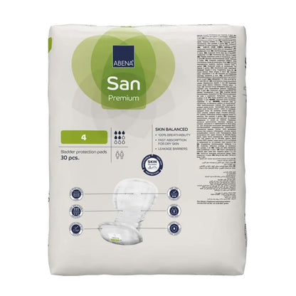 San Talla 4 con Cinta Adhesiva Premium Abena 30 uds