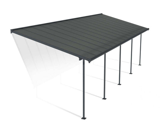 Pérgola anexa Capri 299x924 cm cinzento Canopia da Palram