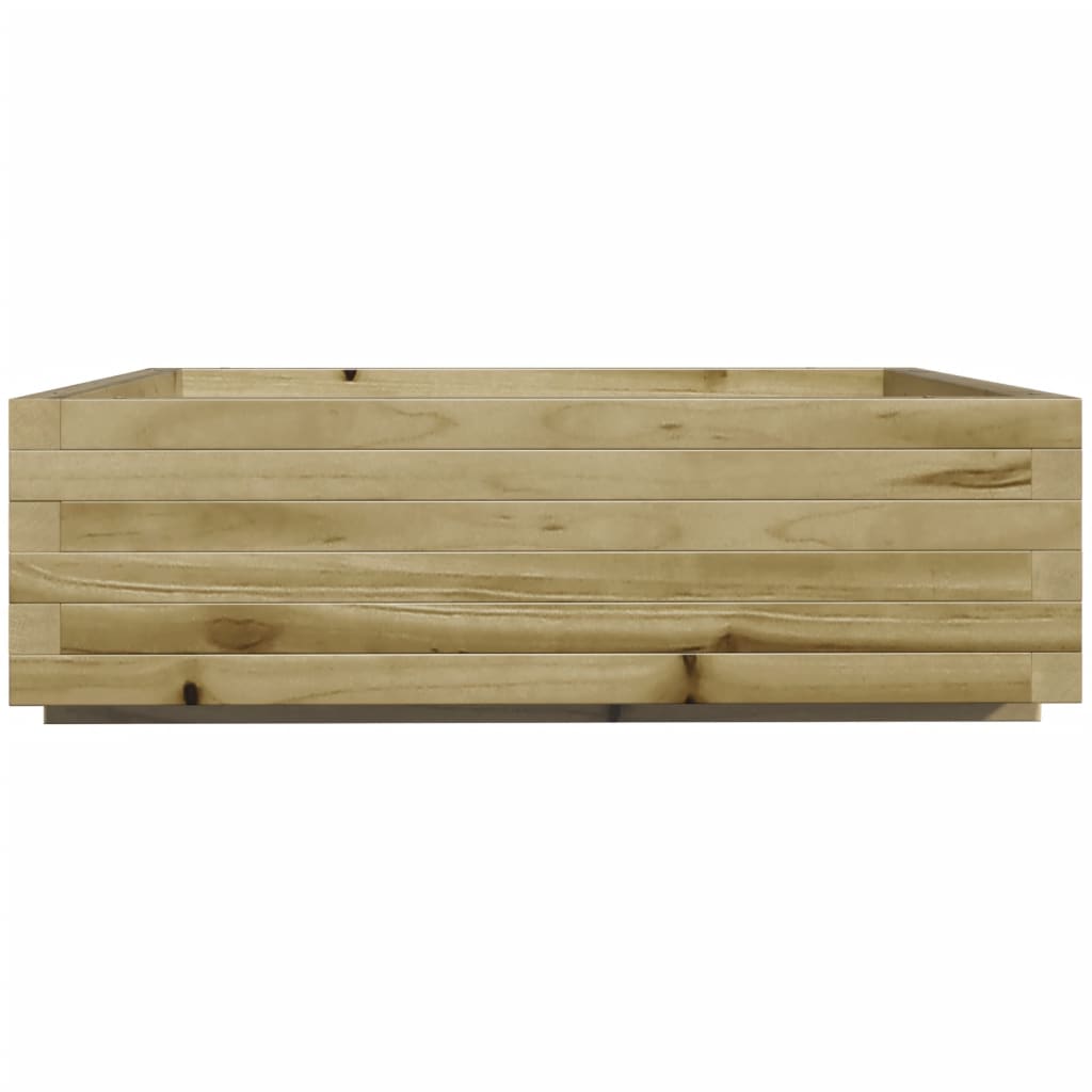 Jardinera De Madera De Pino Impregnada 80x80x26,5 Cm_5