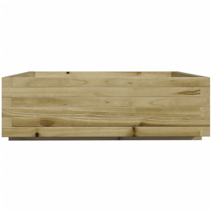 Jardinera De Madera De Pino Impregnada 80x80x26,5 Cm_5
