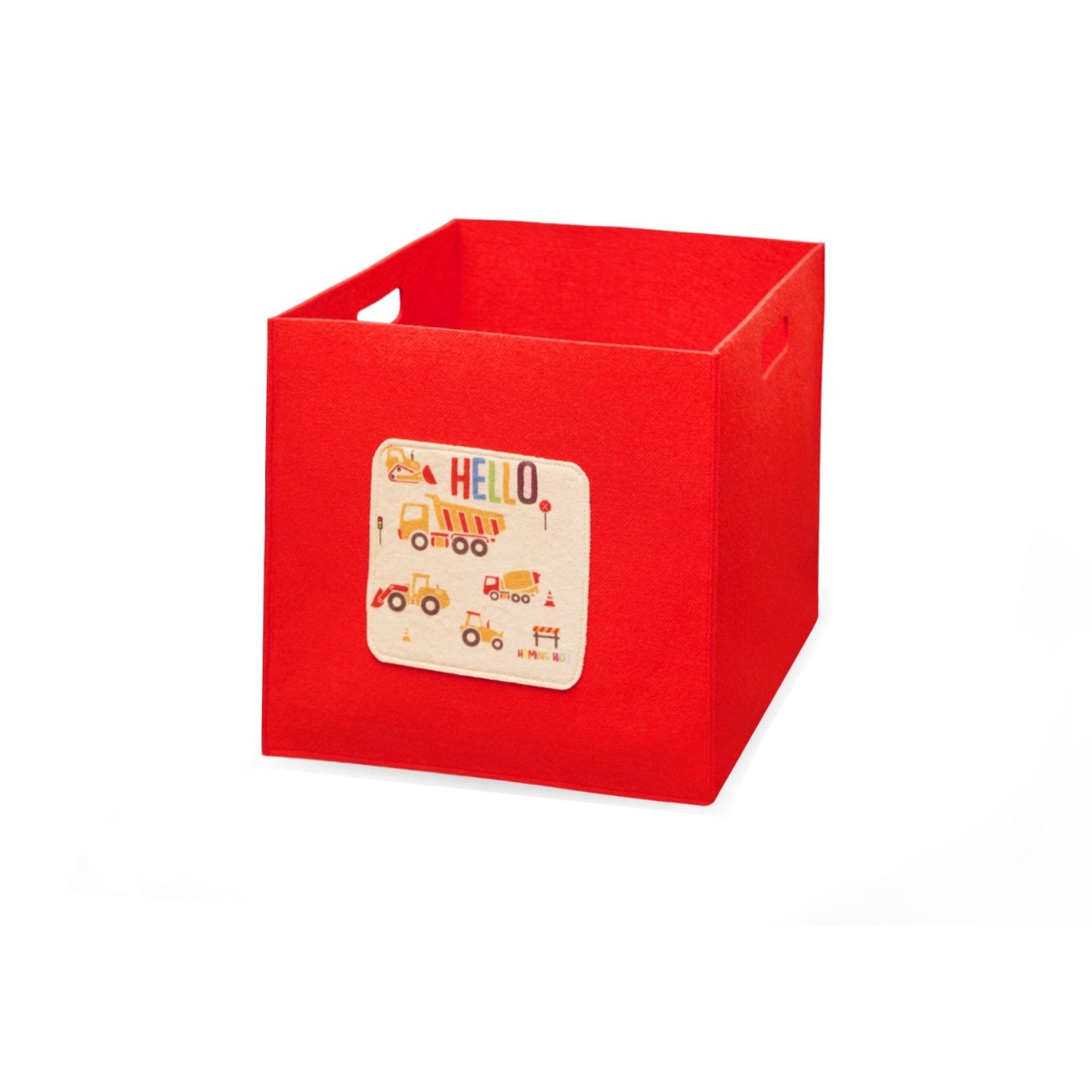Organizador Infantil Con Asas Verde Y Rojo_4