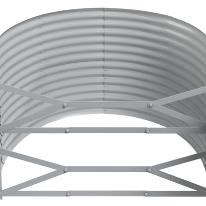Jardinera Arriate Acero Galvanizado Marrón 249x100x68cm_4