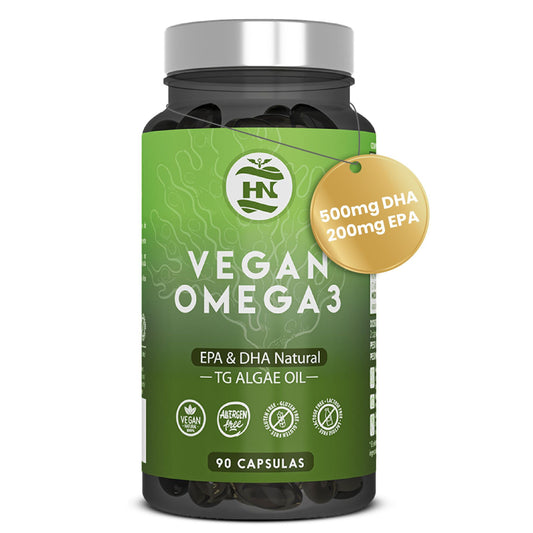 Omega 3 Vegano De Algas, 90 Caps Con Vitamina E, Ideal Para Cerebro Y Corazón, Seplemento Para Veganos-vegetarianos_0