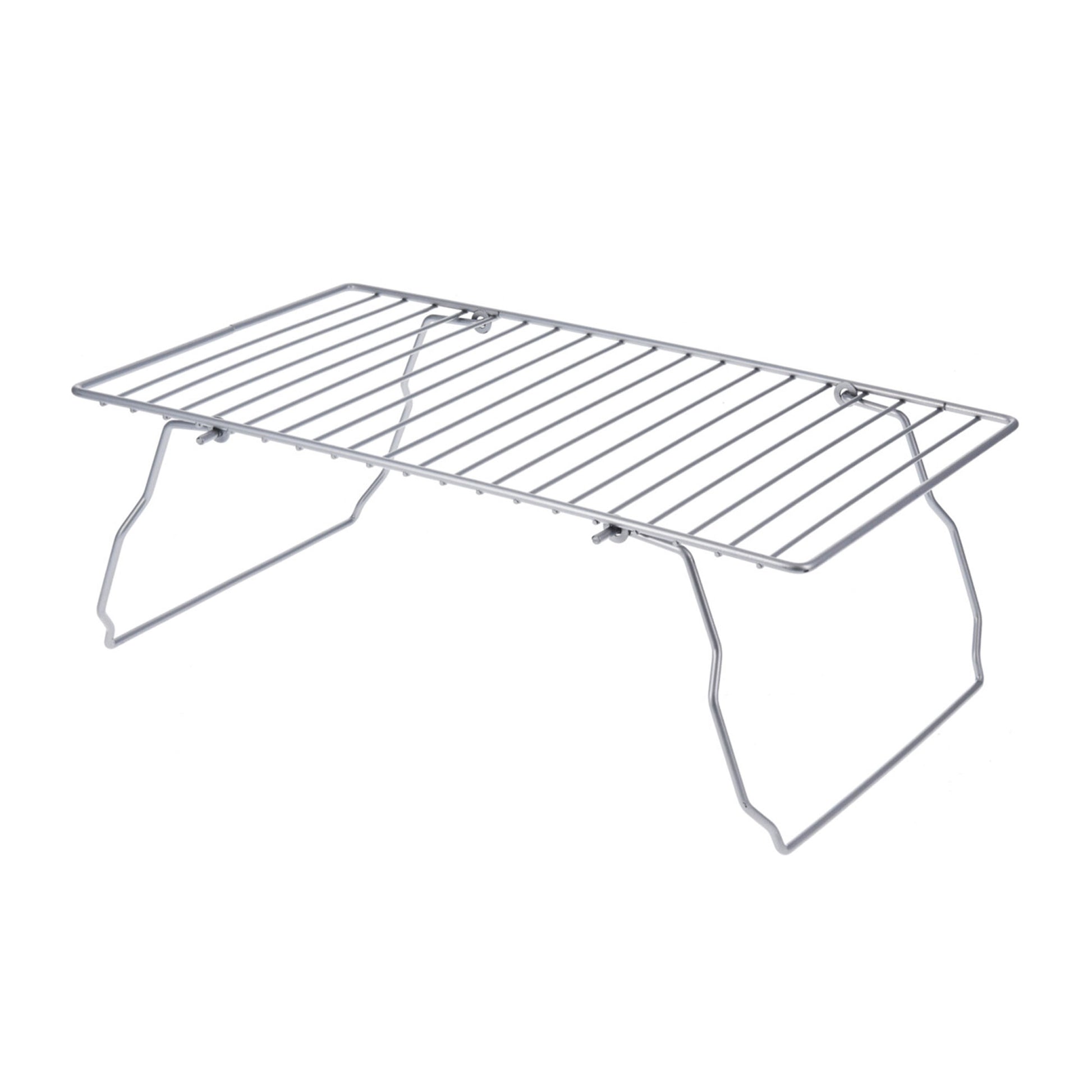 Well Home Organizador De Cocina En Recubrimiento De Polvo Gris 37x22,5x13,5cm_0