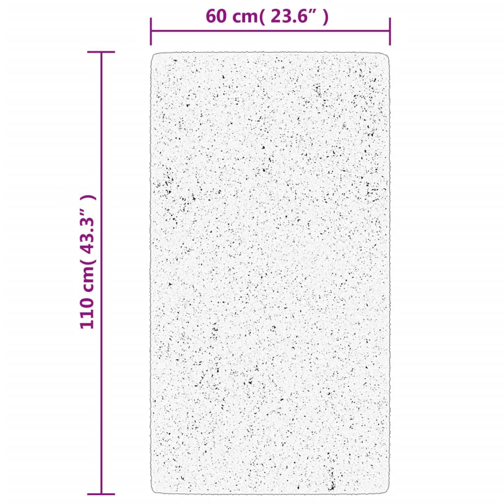Vidaxl Alfombra De Pelo Corto Suave Lavable Huarte Arena 60x110 Cm_2
