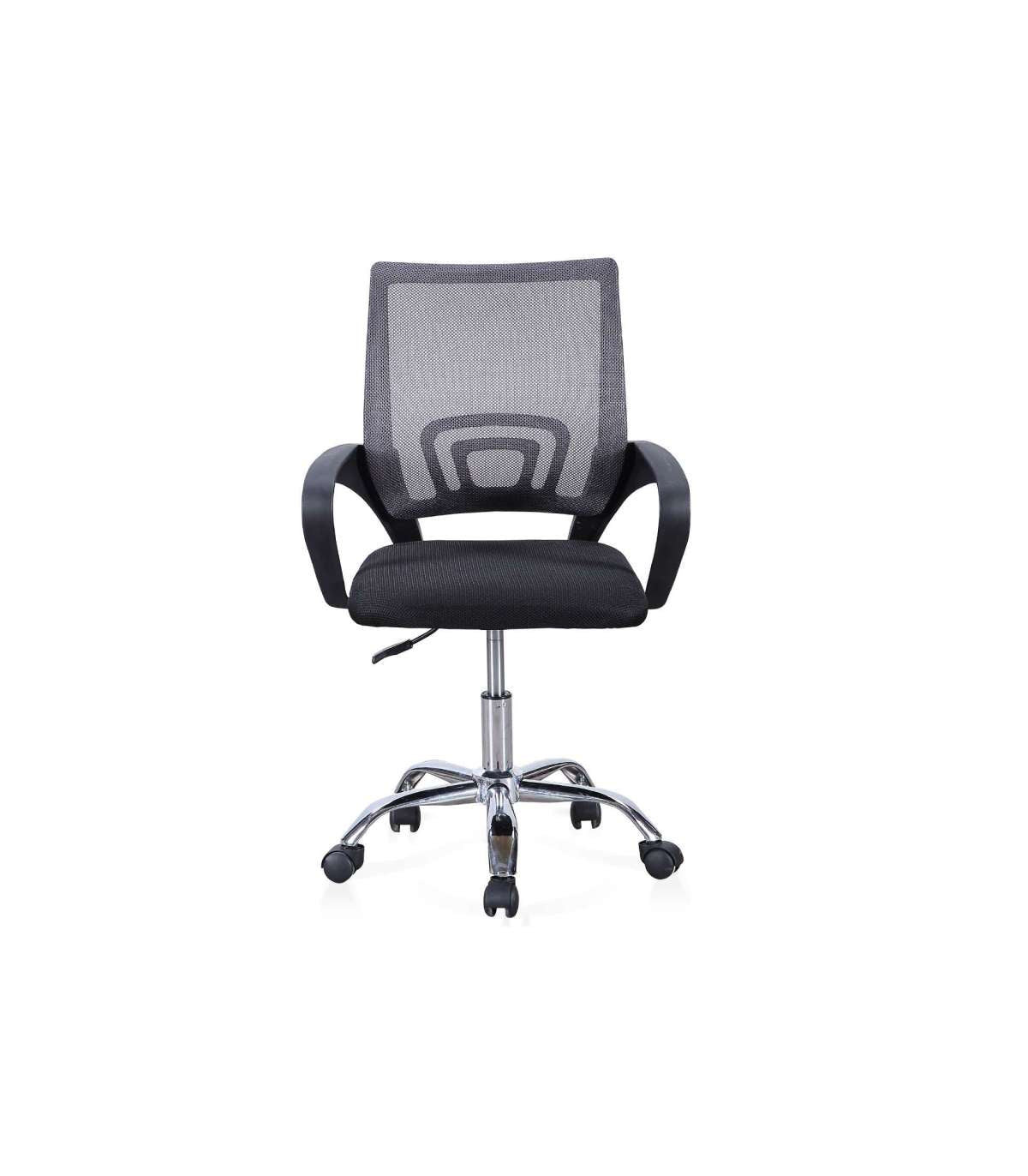 Silla De Escritorio Giratoria Vita Acabado Negro/gris, 90/102 Cm(alto)60 Cm(ancho)60 Cm(la_1