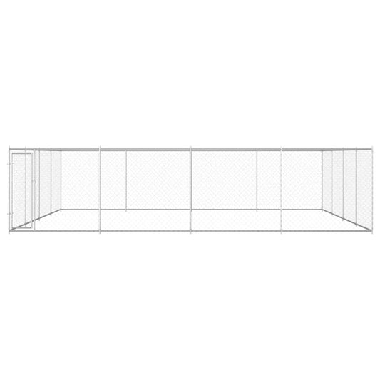 Perrera De Exterior De Acero Galvanizado 760x760x185 Cm_0