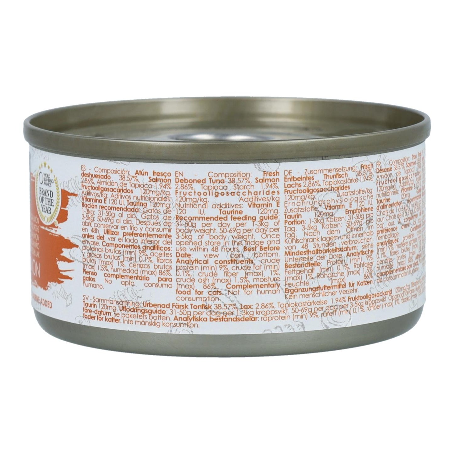Kit Cat Can Gravy - Atum e Salmão 70g Ração húmida para gatos com molho