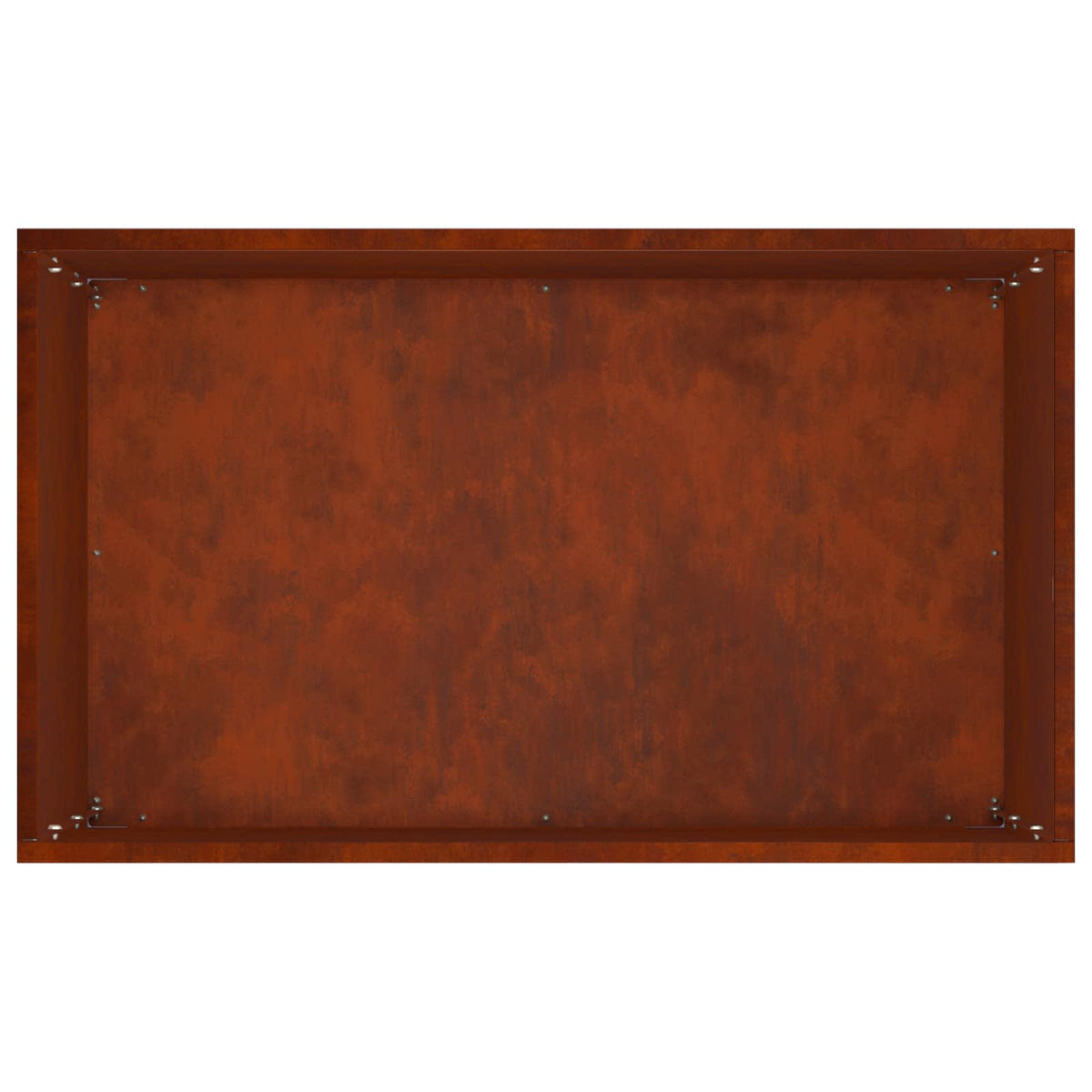 Macetero De Jardín Oxidado 40 X 30 X 75 Cm Acero Oxidado_4
