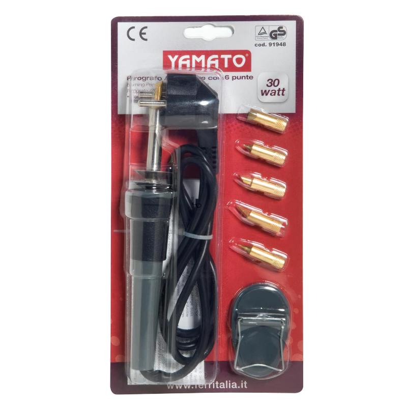 Soldador Yamato 30 W. Con 6 Puntas (grabador)_1