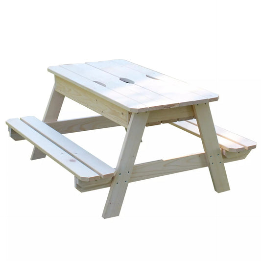 Mesa de piquenique infantil Soulet com caixa de areia