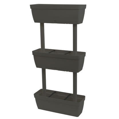 Macetero Vertical De Plástico 3 Niveles