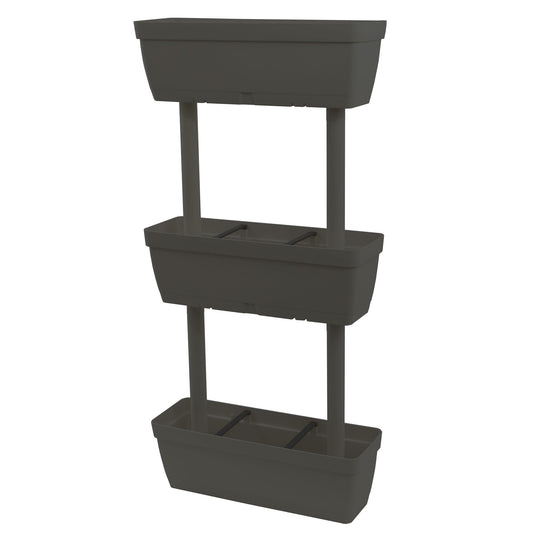 Macetero Vertical De Plástico 3 Niveles