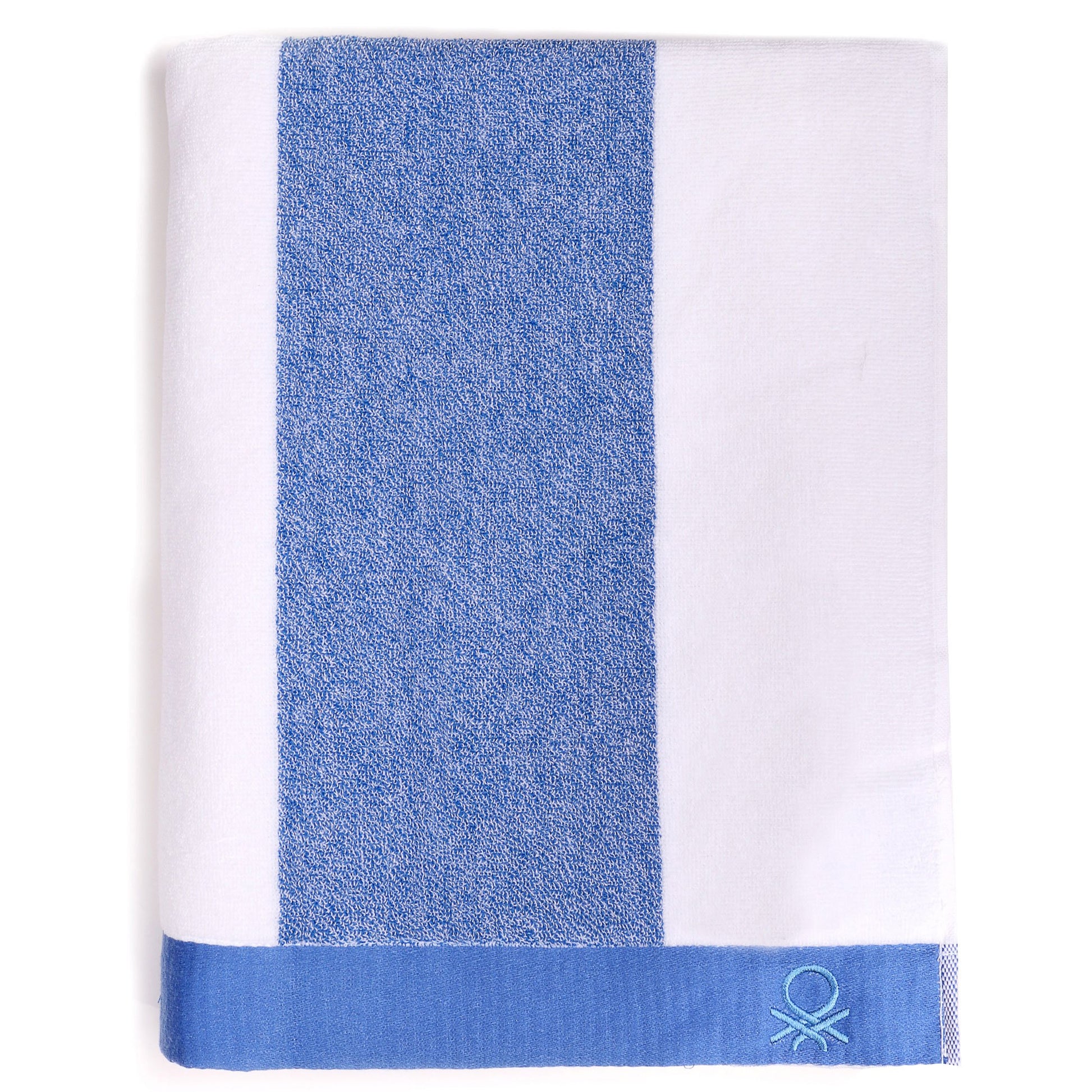 Toalla De Playa 90x160cm 450gsm Terry 100%algodon Azul Casa Benetton_0