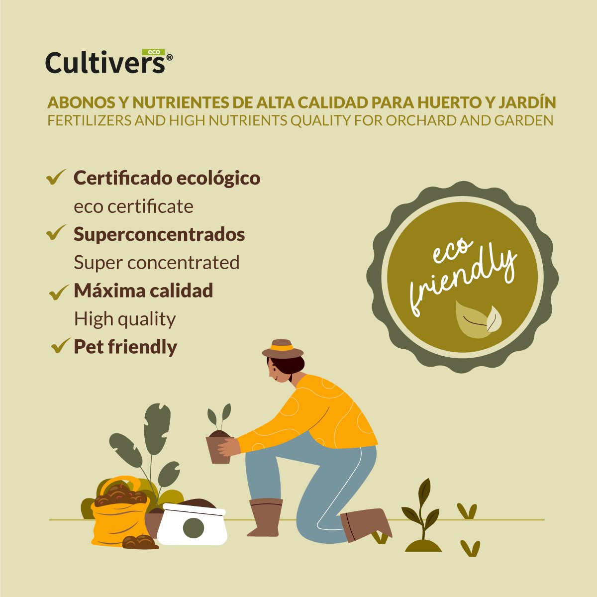 Cultivers Abono De Ácidos Húmicos Y Fúlvicos 10l. Fertilizante De Leonardita. Potencia La Fertilidad Del Suelo…_3