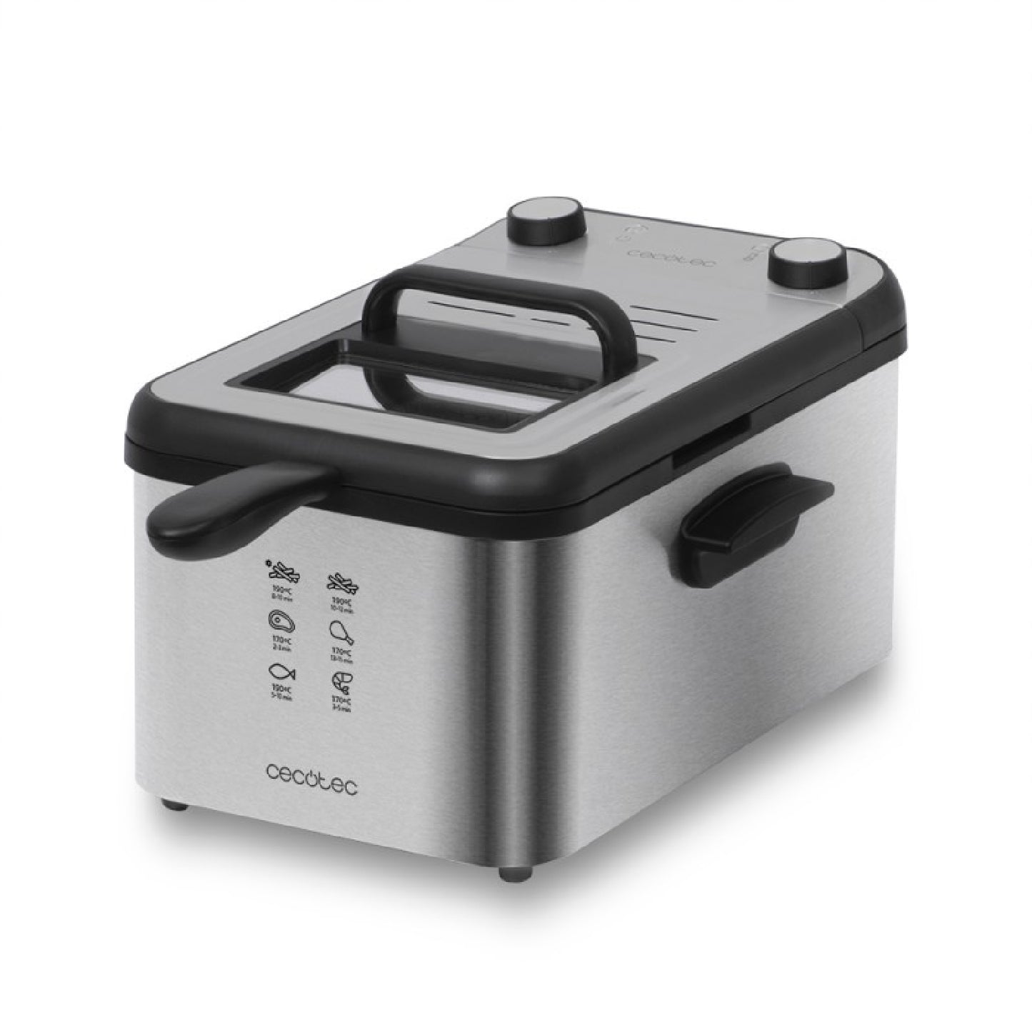 Freidora Eléctrica Cleanfry 3000 Full Inox. Freidora De 3 Litros, Filtro Oilcleaner, 2400 W, Cubeta, Cestillo De Freír, Aptos Para Lavavajillas, 30_0