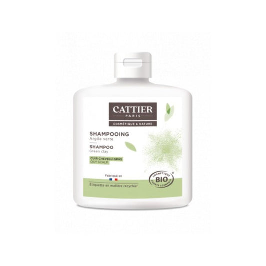 Cattier Argila Verde Champô para Cabelos Oleosos 250 ml