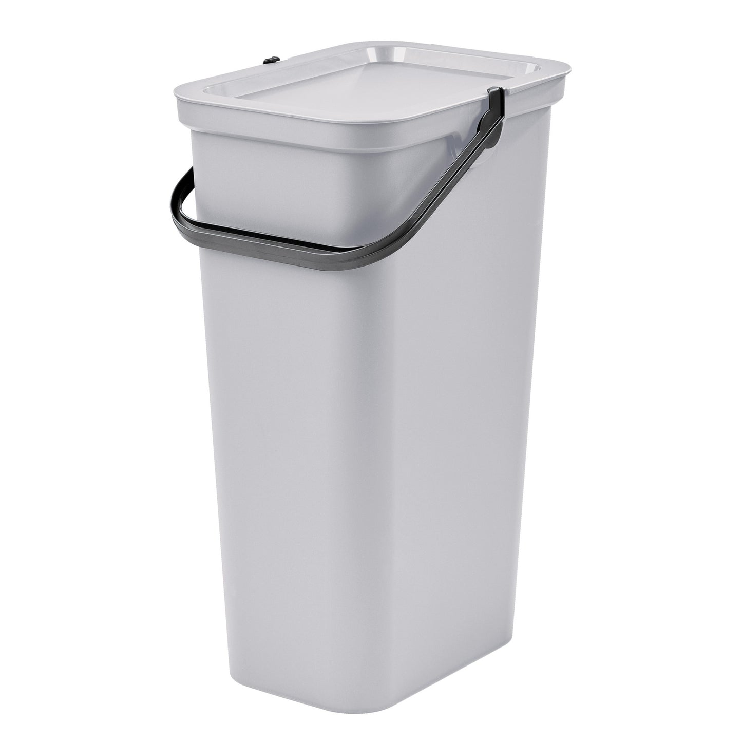 Set De 3 Papeleras moda 25l Blanco Con Asa