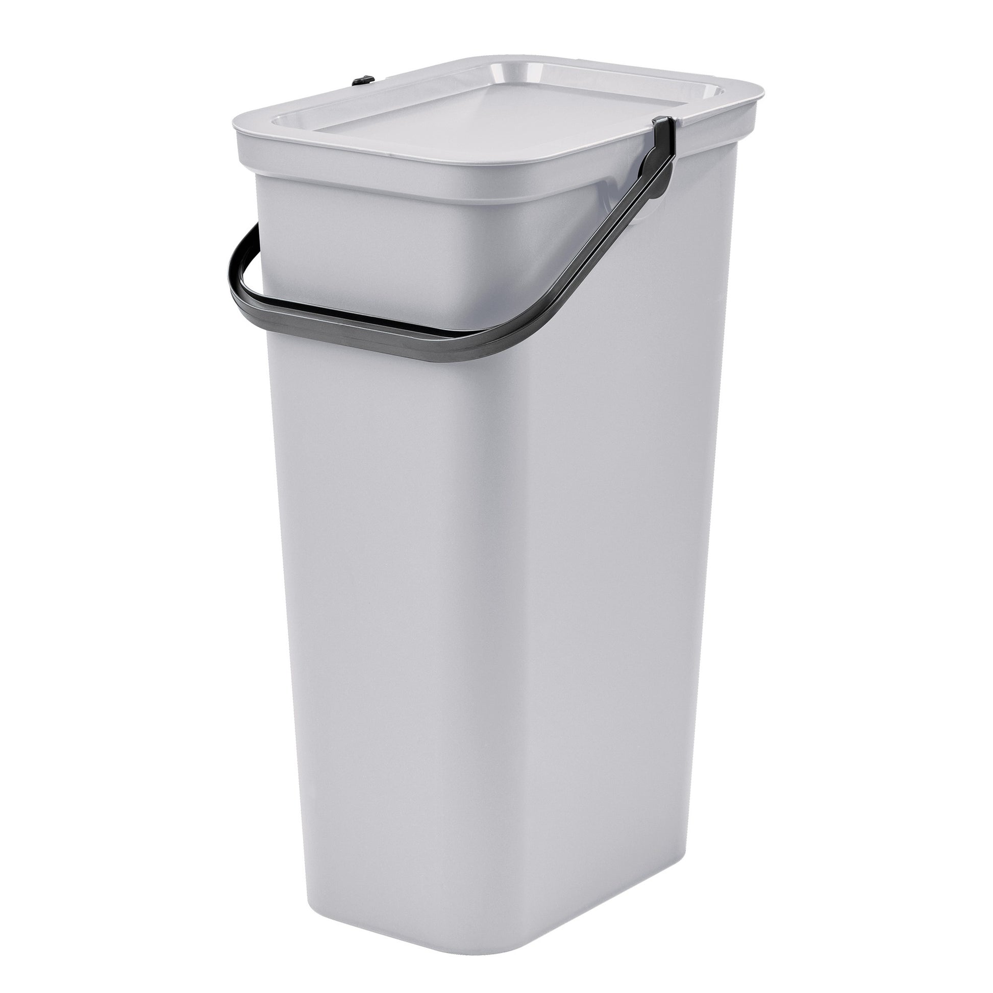 Set De 2 Papeleras moda 25l Blanco Con Asa