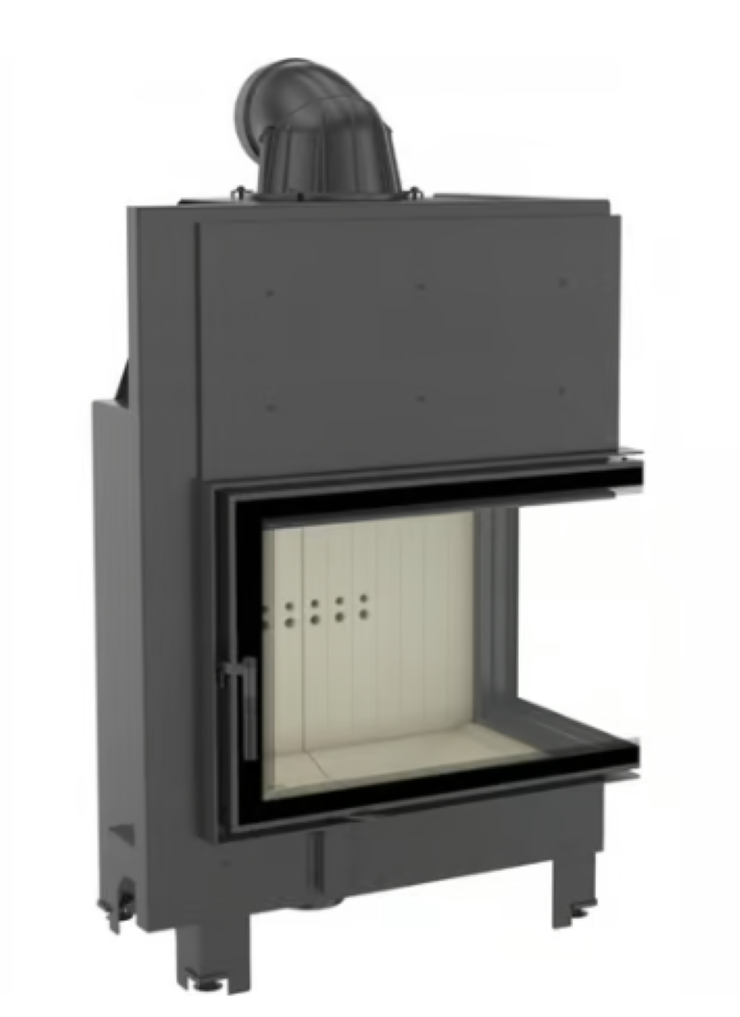 Bricosol Chimenea De Leña De Acero Kratki Mba Derecha 17 Kw Ø 200_1