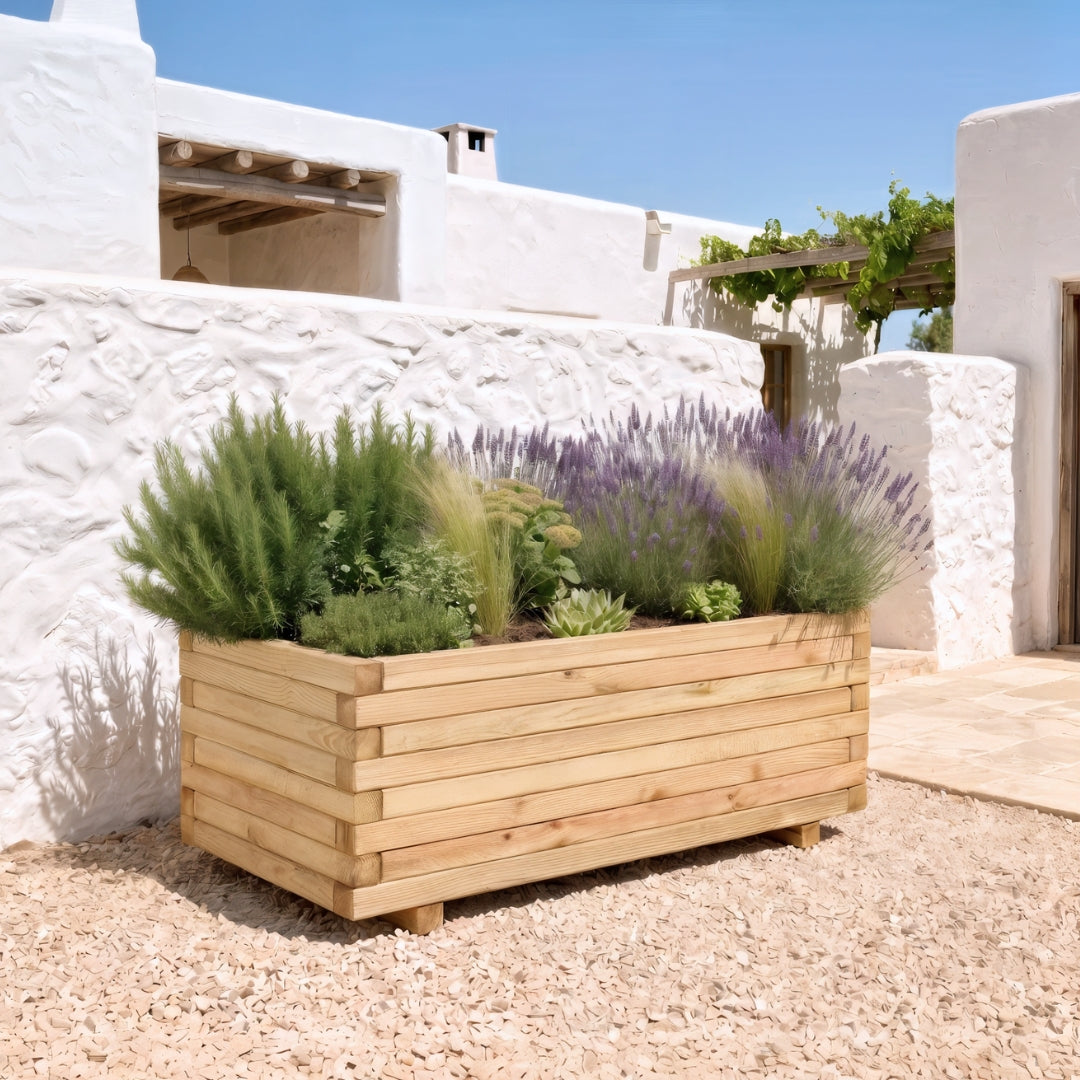 Jardinera De Madera Dora Planter 38,5x50x100 Cm Nortene_3