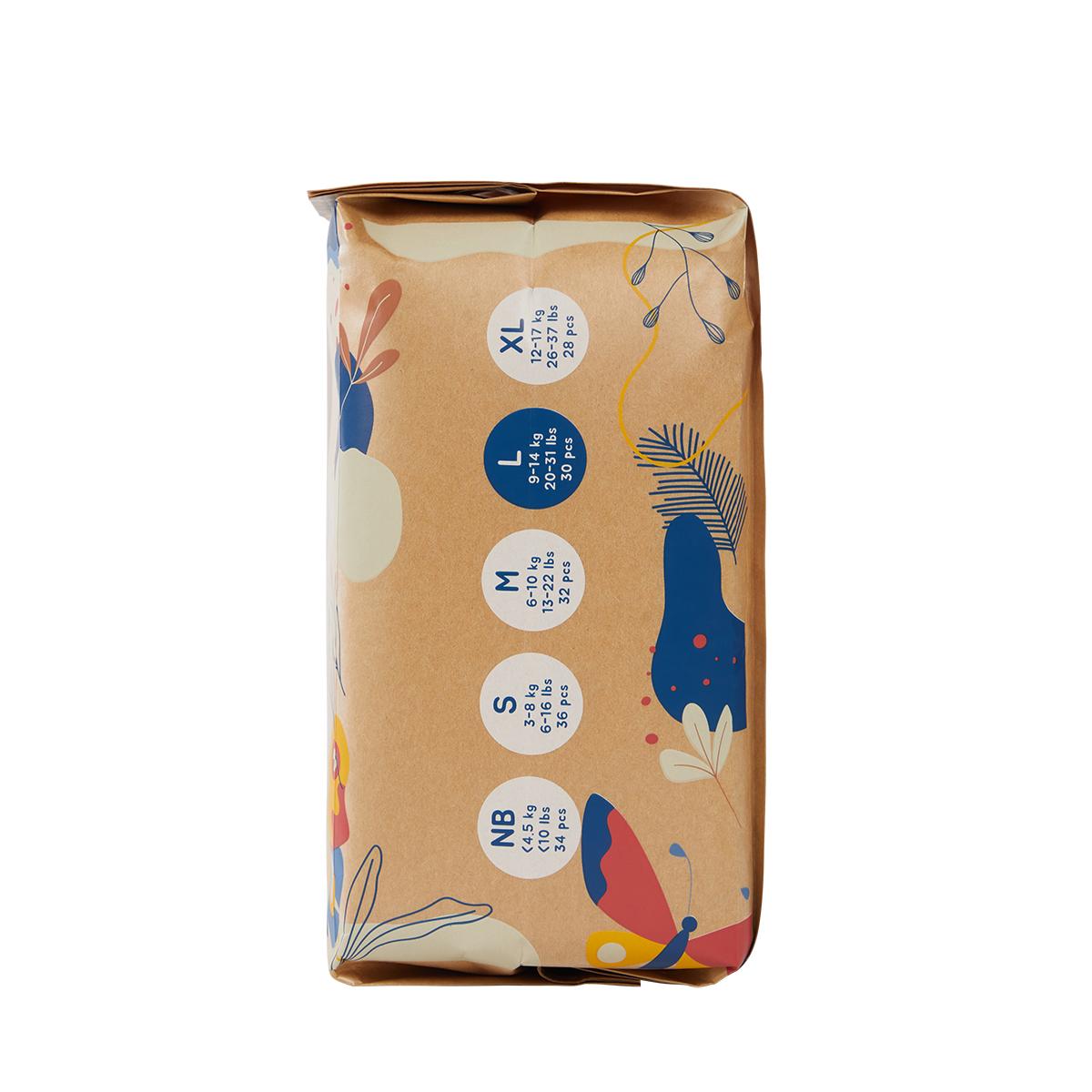 Fralda Ecoboom T4 Bamboo 30 unidades