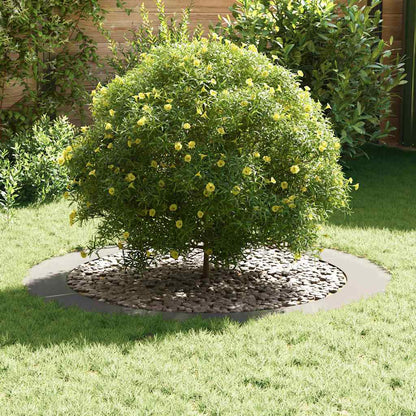 Adecuado Para Anillos De Árbol Plano 5 Uds. Plateado Ø90/120 Cm_2