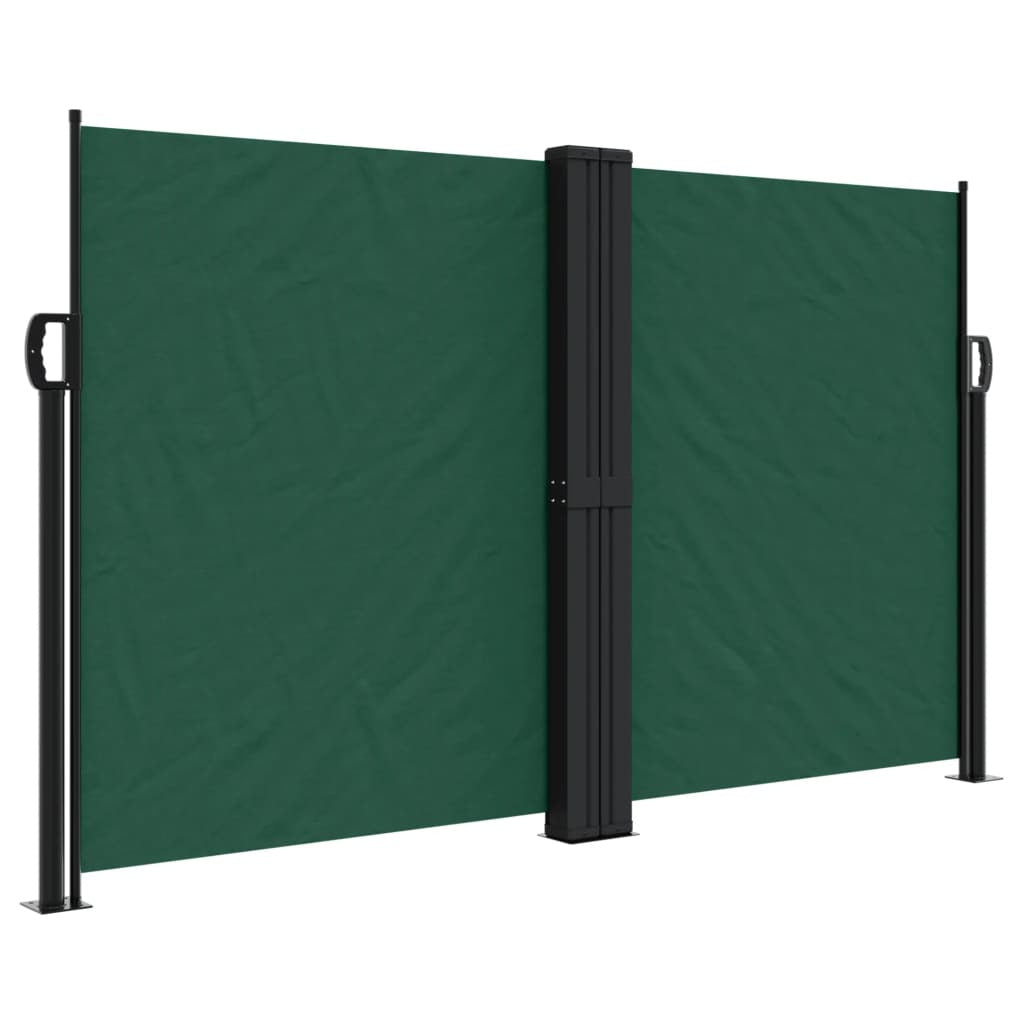 Vidaxl Toldo Lateral Retráctil Verde Oscuro 140x600 Cm_0
