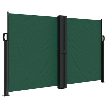 Vidaxl Toldo Lateral Retráctil Verde Oscuro 140x600 Cm_0