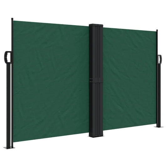 Vidaxl Toldo Lateral Retráctil Verde Oscuro 140x600 Cm_0